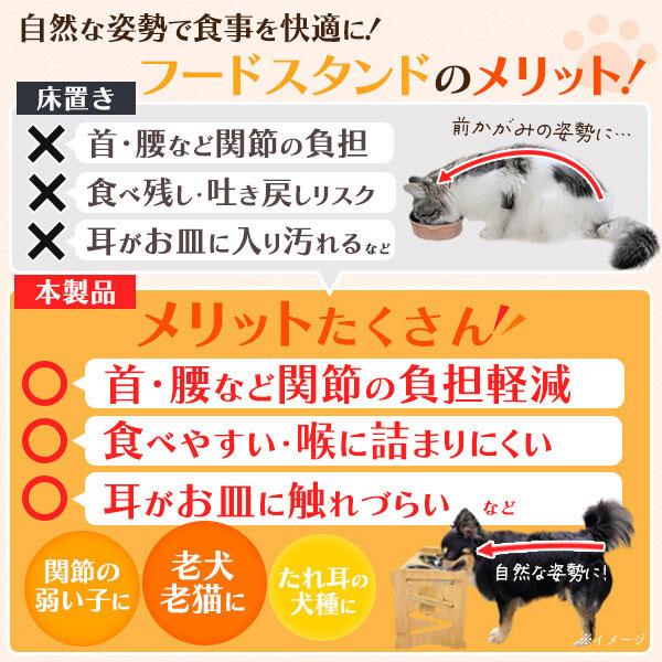ペットフードスタンド ステンレスボウル付き 小型犬 中型犬 猫向き ペット用ダブルフードボウル 食器 ダブル ボウル 犬用食器 猫用食器 ペット フードボール |  | 01