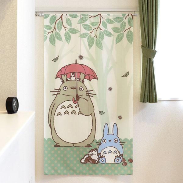 のれん ジブリ となりのトトロ おしゃれ 暖簾 間仕切り カーテン 勝手口 省エネ 断熱保温 送料無料 突っ張り棒 つっぱり棒 花粉 模様替え 新生活 | スタジオジブリ | 02