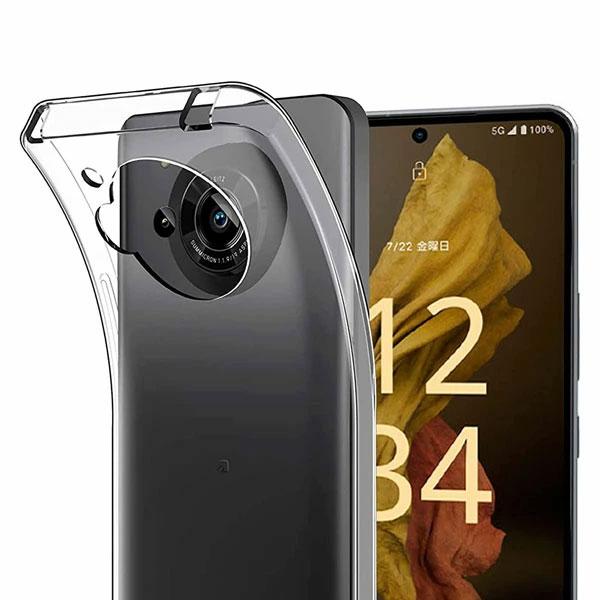 AQUOS R7 SH-52C/A202SH クリア ソフト ケース AQUOS スマホケース カバー sharp シャープ ジャケット アクオス r7 クリアケース シンプル tpu ケース | 