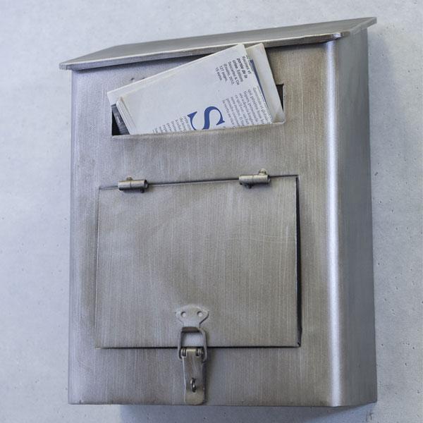 ポスト 郵便受け 鉄 置き型ポスト 郵便ポスト インダストリアルメタル ポストボックス ブルックリンテイスト おしゃれ 一人暮らし | 