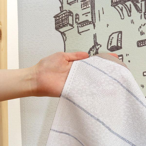 のれん ジブリ 千と千尋の神隠し 85×150cm カオナシ 暖簾 日よけ タペストリー 目隠し 千尋 ジブリグッズ 春 夏 秋 冬 湯屋とカオナシ 背景 模様替え 新生活 | スタジオジブリ | 04