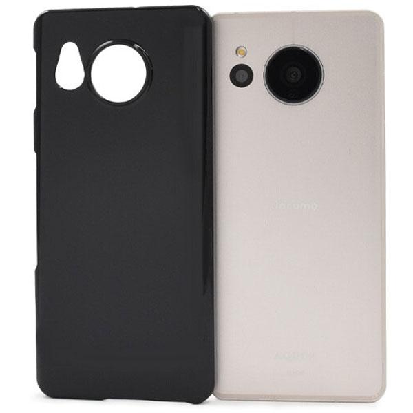 AQUOS sense7 ケース スマホケース SH-53C/SHG10/SH-M24 ハードケース  シンプル カバー 耐衝撃 ジャケット アクオス ブラック | 