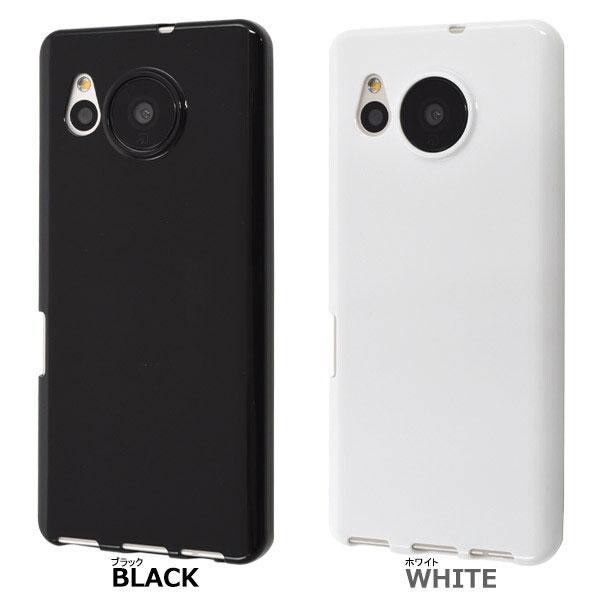 AQUOS sense7 ケース スマホケース SH-53C/SHG10/SH-M24 カラー ソフトケース シンプル カバー 耐衝撃 ジャケット アクオス ブラック |  | 02