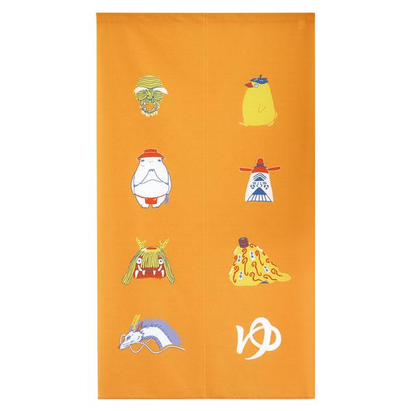 のれん ジブリ 千と千尋の神隠し おしゃれ 暖簾 間仕切り 千と千尋 カーテン 勝手口 省エネ 八百万の神々/油屋/湯屋/湯婆婆/釜爺/かまじい/カオナシ | スタジオジブリ | 01