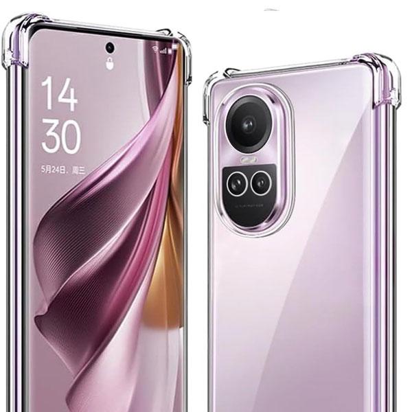 OPPO Reno10 Pro ケース コーナーガード 耐衝撃 ソフトケース エアクッション TPU クリア 透明 無地 オッポ シンプル プロ リノ 10 | 