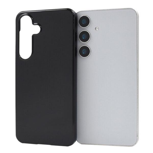Galaxy S24+ ケース ハード ブラックケース 背面ケース ギャラクシー S24 プラス 耐衝撃 カバー スマホケース スマートフォン au おしゃれ 落下防止 | 
