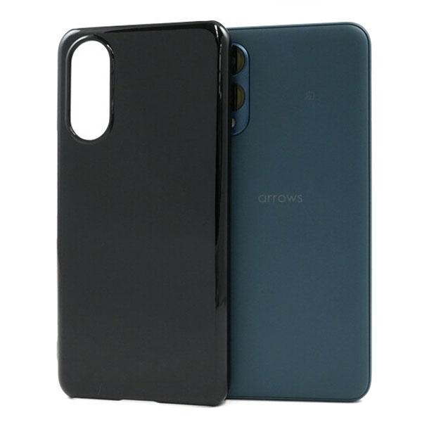 arrows We2 ケース カバー ハードケース スマホケース スマホカバー 保護 クリア ストラップホール 無地 シンプルケース スマホ シンプル ブラック | 