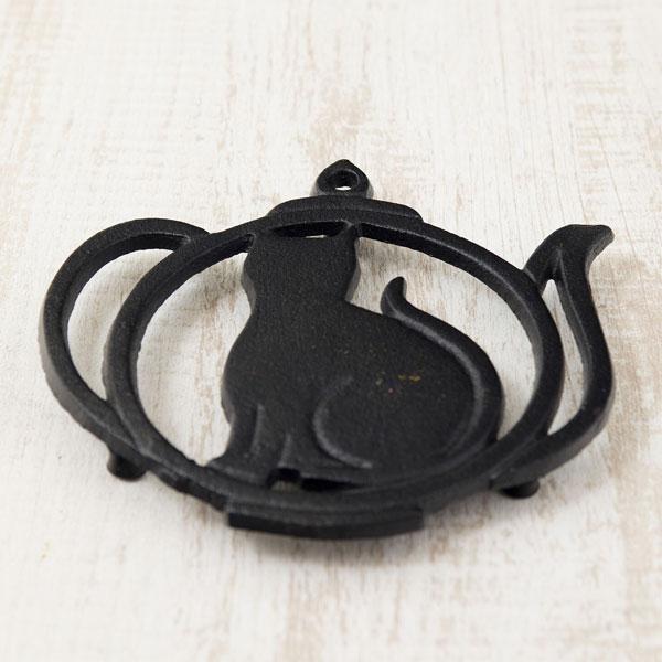 ネコ好きのための鍋敷き トリベット 鍋敷き アイアン ネコ ねこ 猫 ポットスタンド クラシック 鋳物 キッチン用品 テーブルウェア コベントアイアン |  | 01