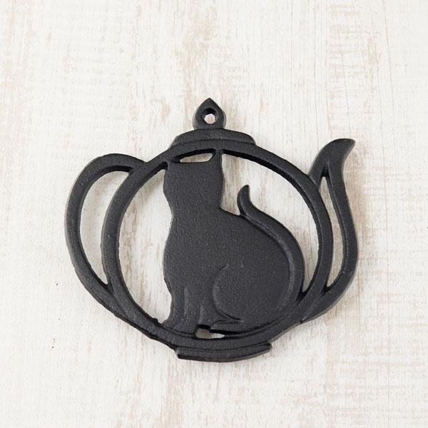 ネコ好きのための鍋敷き トリベット 鍋敷き アイアン ネコ ねこ 猫 ポットスタンド クラシック 鋳物 キッチン用品 テーブルウェア コベントアイアン |  | 02