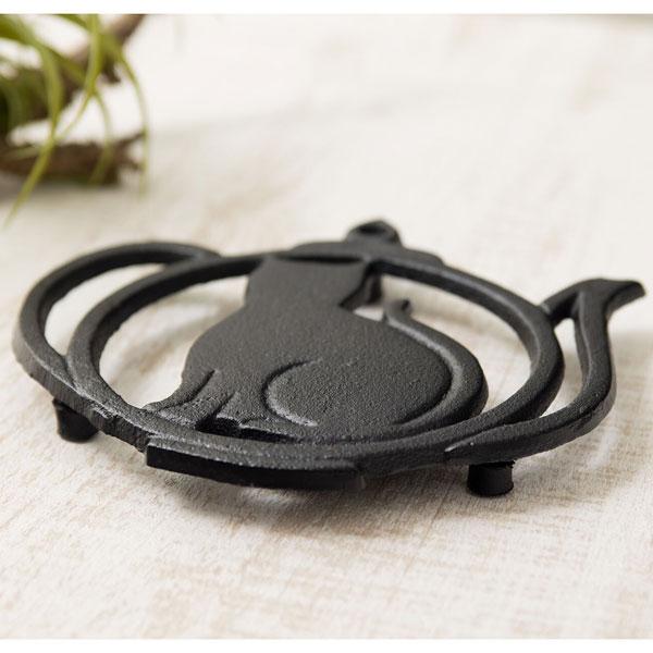 ネコ好きのための鍋敷き トリベット 鍋敷き アイアン ネコ ねこ 猫 ポットスタンド クラシック 鋳物 キッチン用品 テーブルウェア コベントアイアン |  | 03