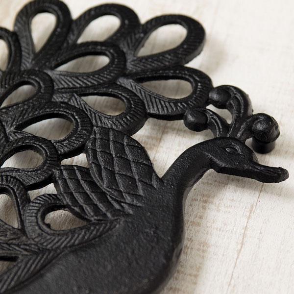 トリベット 鍋敷き アイアン ピーコック ポットスタンド クラシック プランターベース 鋳物 キッチン用品 食器 テーブルウェア コベントアイアン |  | 01