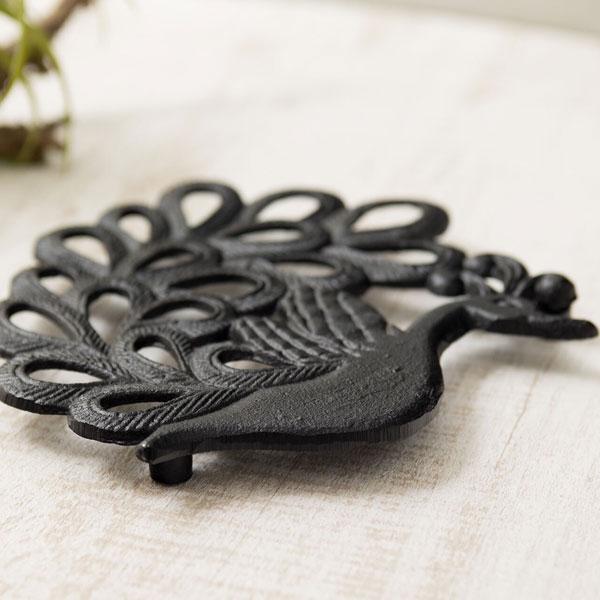 トリベット 鍋敷き アイアン ピーコック ポットスタンド クラシック プランターベース 鋳物 キッチン用品 食器 テーブルウェア コベントアイアン |  | 02