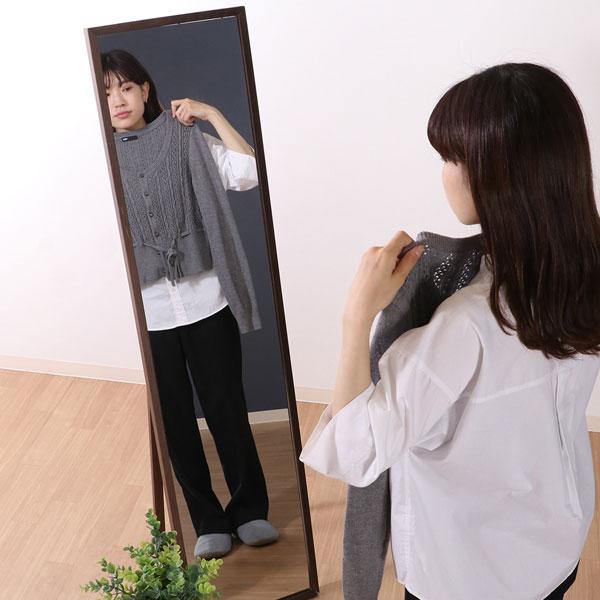 スタンドミラー 全身鏡 おしゃれ 鏡 姿見 ワイド 飛散防止 ミラー 全身 姿見鏡 折りたたみ式 スリムミラー スタンド スリム 自立 姿見ミラー 全身ミラー |  | 01