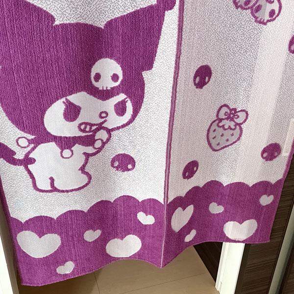 のれん パイルクロミ クロミ おしゃれ 暖簾 間仕切り サンリオ カーテン 85×150cm 勝手口 省エネ パイル 断熱保温 模様替え 新生活 日本製 遮光 | クロミ | 05