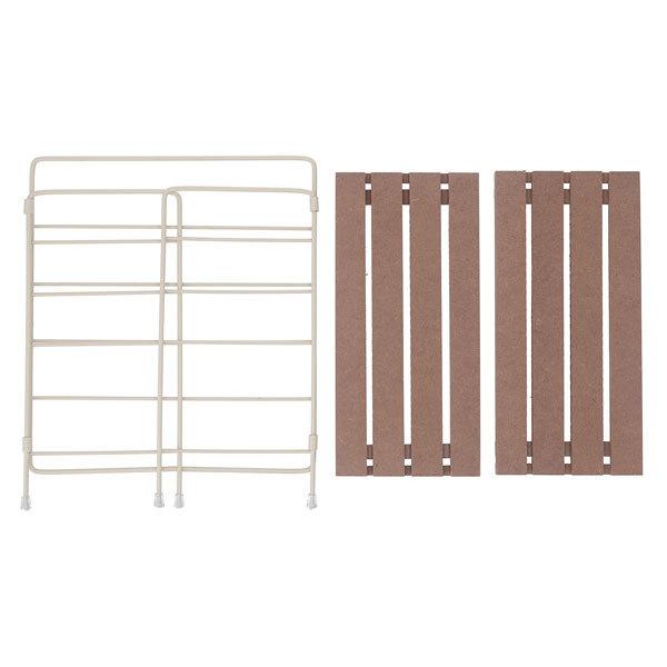 棚 ラック 2段 北欧 卓上 ディスプレイ キッチン収納 収納ラック 収納棚 おしゃれ オープンラック リビング 折り畳み 折りたたみインテリアラック 送料無料 |  | 02