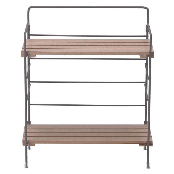 棚 ラック 2段 北欧 卓上 ディスプレイ キッチン収納 収納ラック 収納棚 おしゃれ オープンラック リビング 折り畳み 折りたたみインテリアラック 送料無料 |  | 01