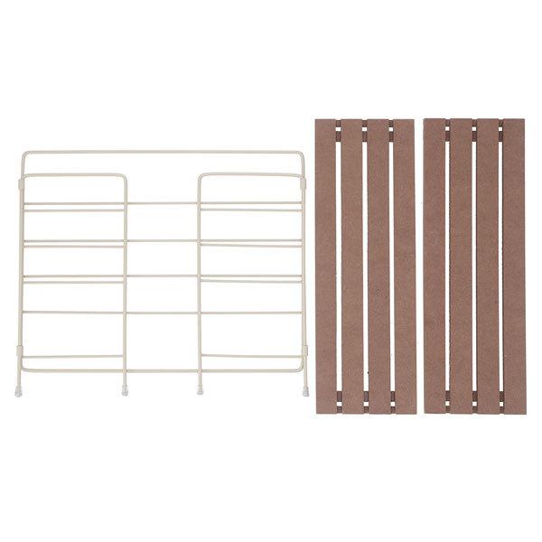 棚 ラック 2段 北欧 卓上 ディスプレイ キッチン収納 収納ラック 収納棚 おしゃれ オープンラック リビング 折り畳み 折りたたみインテリアラック 送料無料 |  | 02