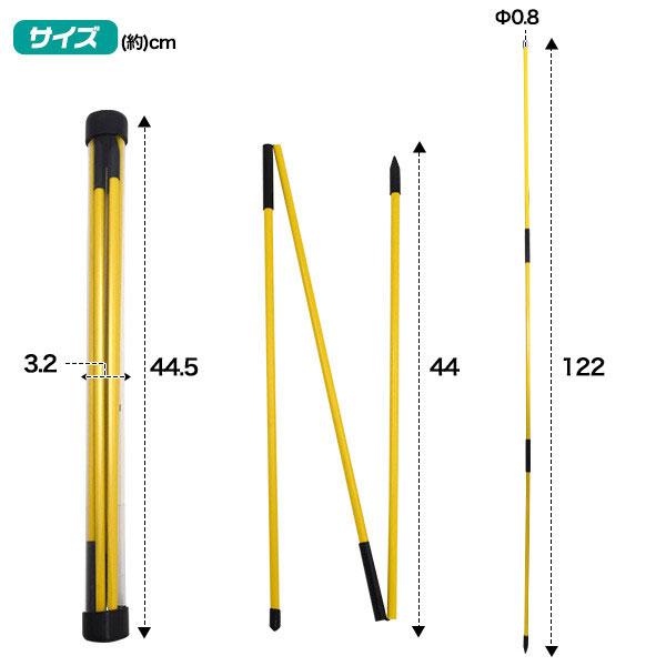 アライメントスティック ゴルフ 折り畳み 練習 ゴルフ練習用品 折りたたみ ターゲットライン ゴルフコンパス アドレスポジション セットアップ スイング ライ角 |  | 05
