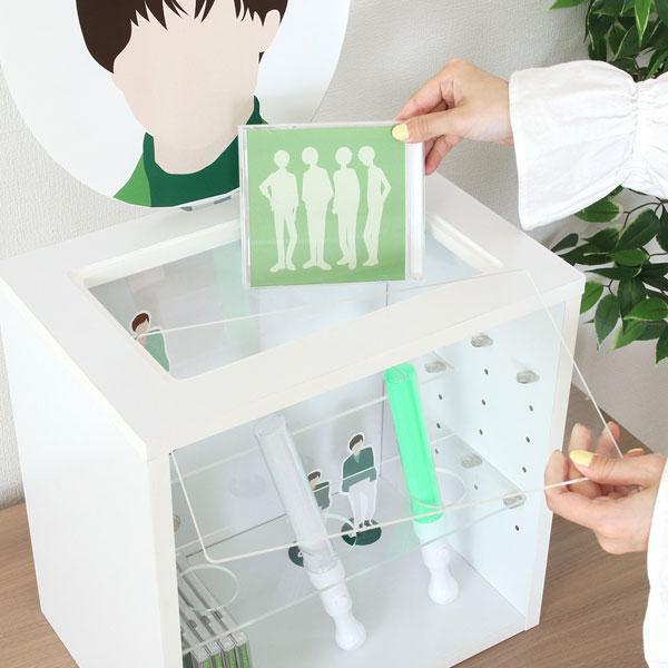 推し活 収納ボックス 推し活収納ボックス コレクションケース 収納 棚 アクリル コレクション収納 グッズ収納 ペンライト うちわ | 