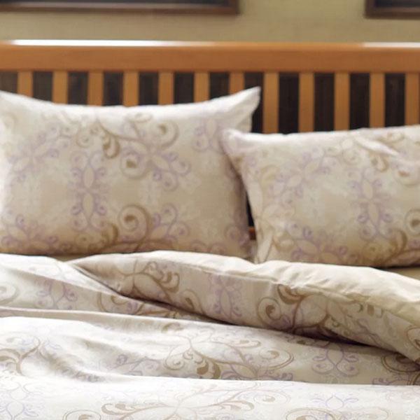 枕カバー 西川 枕カバー 24＋ ピローケース サイズ 65×45cm オーナメント柄 サテン織り 専用カバー 替えカバー 西川 枕 まくら 洗い替え 送料無料 インド超長綿 |  | 01