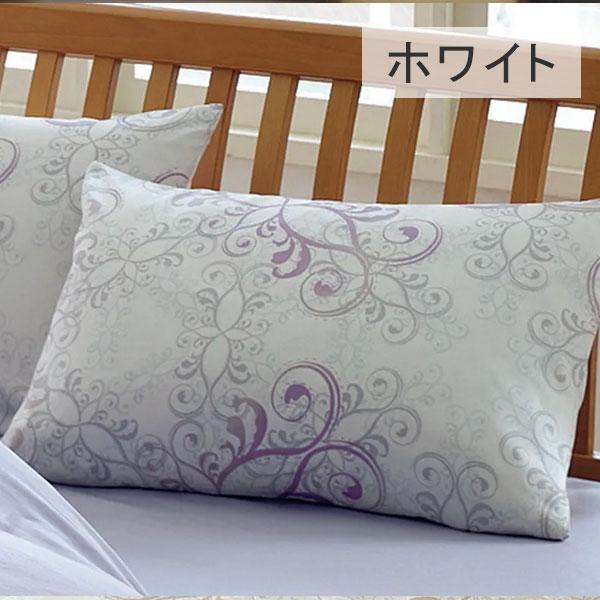 枕カバー 西川 枕カバー 24＋ ピローケース サイズ 65×45cm オーナメント柄 サテン織り 専用カバー 替えカバー 西川 枕 まくら 洗い替え 送料無料 インド超長綿 |  | 05
