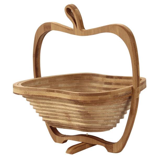 果物入れ 果物かご フルーツバスケット バスケット かご アップルバスケット バンブー おしゃれ カフェ ナチュラル キッチン 北欧 りんごバスケット |  | 02