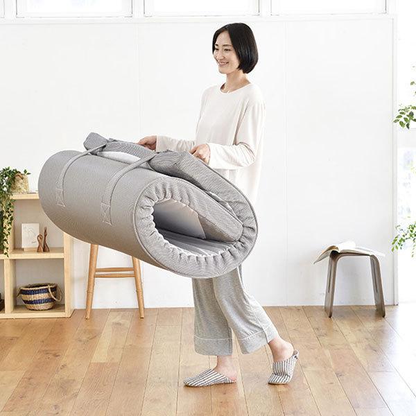 西川 SUYARA スヤラ マットレス 敷布団 ダブル 健康敷きふとん 敷きふとん 高反発マットレス すやら マット 西川 丸巻 | 西川 | 05