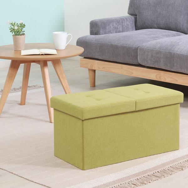 ベンチ 収納スツール 60cm ウール調 ボックスベンチ スツール オットマン 足置き台 ボックス スツール 収納 隙間収納 折りたたみ 収納ベンチ | 