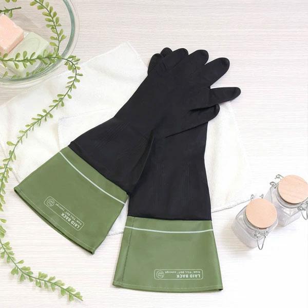 ゴム手袋 ロング ラテックスグローブ かわいい 天然ゴム おしゃれ 作業用 ロンググローブ 食器洗い キッチン掃除 トイレ掃除 浴室掃除 ガーデニング 園芸 |  | 02