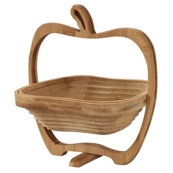 果物入れ 果物かご フルーツバスケット バスケット かご アップルバスケット バンブー おしゃれ カフェ ナチュラル キッチン 北欧 りんごバスケット |  | 01