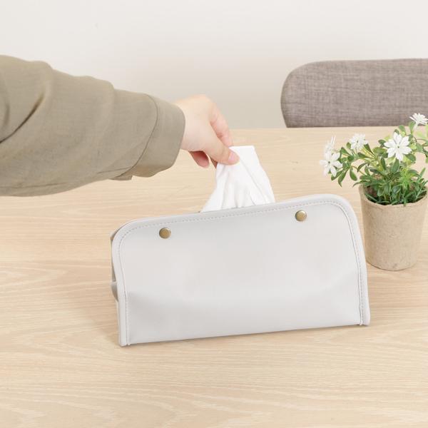 ティッシュケース PU レザー調 ティッシュボックス おしゃれ 北欧 ふた付き ティッシュ ティッシュペーパー キッチン 台所 リビング ダイニング |  | 01