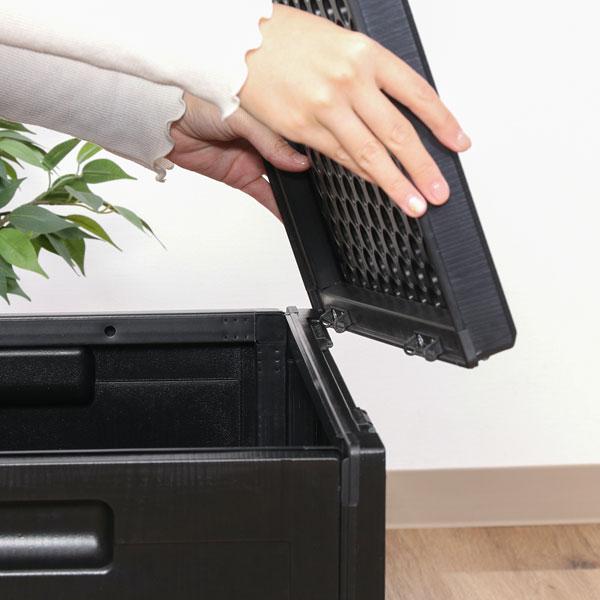 物置 小型 おしゃれ 屋外収納庫 ガーデンスツール ガーデンボックス 幅42×奥行42×高さ46cm コンテナ |  | 03