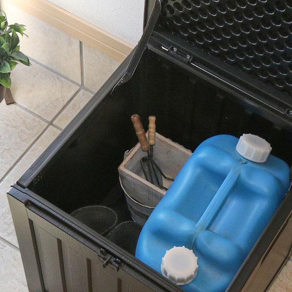 物置 小型 おしゃれ 屋外収納庫 ガーデンスツール ガーデンボックス 幅42×奥行42×高さ46cm コンテナ |  | 04