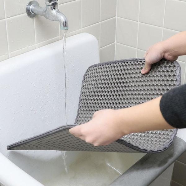 猫砂マット 猫トイレマット 砂取りマット 猫 マット 猫トイレ 猫砂 マット 二重構造 飛散防止 猫トイレ用品 猫砂飛び散り防止 猫トイレ用品 洗える 砂取り |  | 05