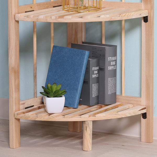ラック 折り畳み 本棚 送料無料 オープンシェルフ おしゃれ 収納棚 木製 シェルフ コーナーラック ディスプレイ オープン リビング 子供部屋 折りたたみ |  | 03