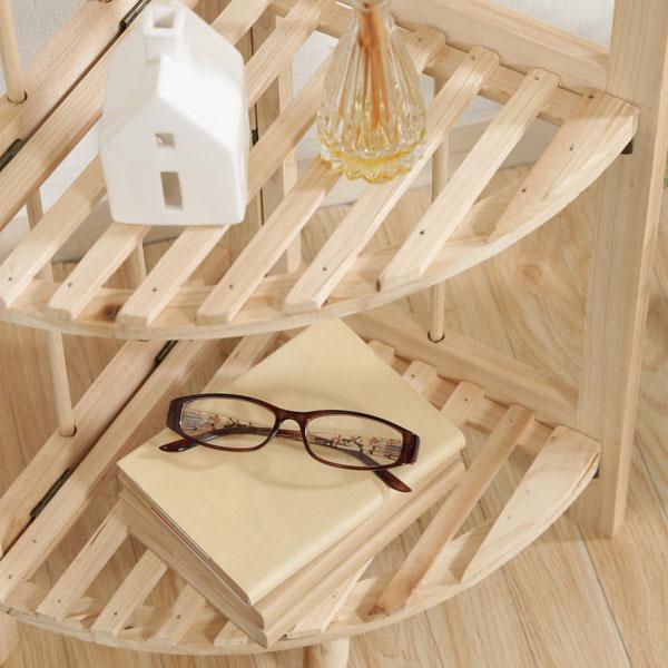 ラック 折り畳み 本棚 送料無料 オープンシェルフ おしゃれ 収納棚 木製 シェルフ コーナーラック ディスプレイ オープン リビング 子供部屋 折りたたみ |  | 05