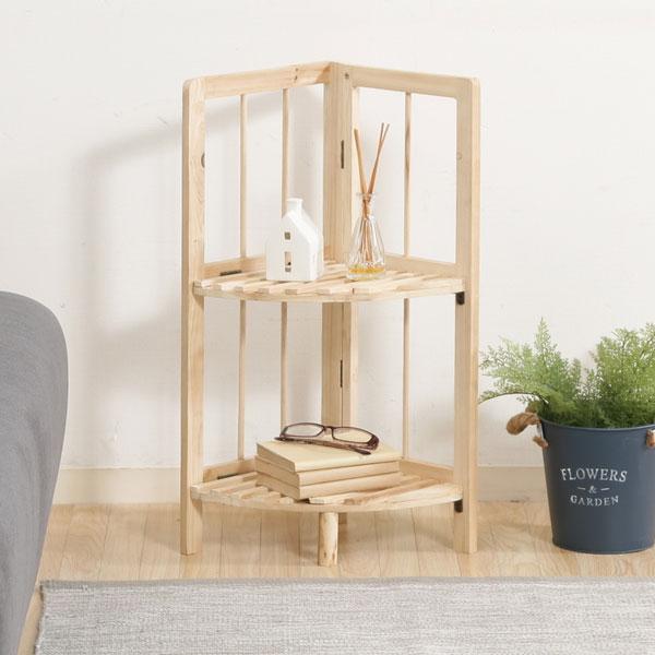 ラック 折り畳み 本棚 送料無料 オープンシェルフ おしゃれ 収納棚 木製 シェルフ コーナーラック ディスプレイ オープン リビング 子供部屋 折りたたみ |  | 07