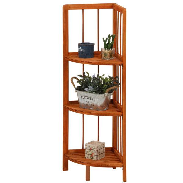 ラック 折り畳み 本棚 送料無料 オープンシェルフ おしゃれ 収納棚 木製 シェルフ コーナーラック ディスプレイ オープン リビング 子供部屋 折りたたみ | 