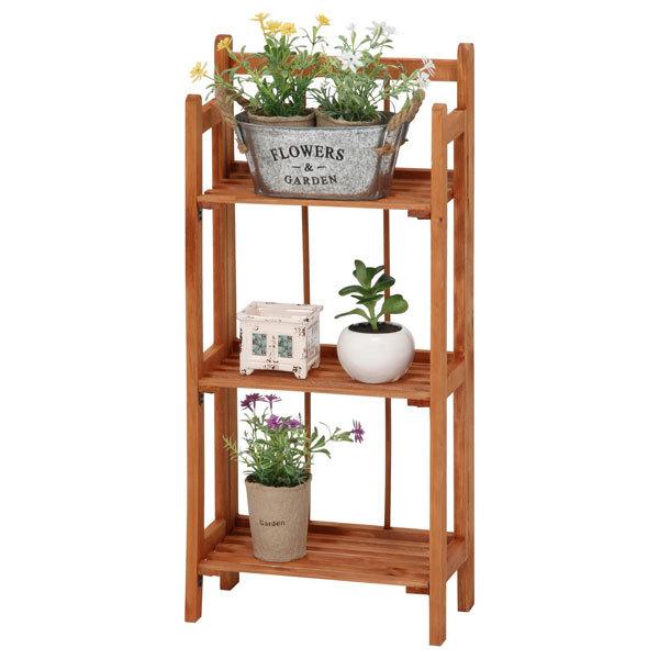 フリーラック ラック 送料無料 3段 棚 おしゃれ マルチフリーラック 木製 折り畳み 浅型 小物置き 玄関家具 オシャレ | 