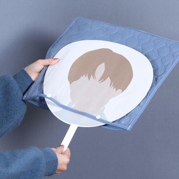 推し活 うちわケース ウチワケース うちわカバー ブルー 青 カバー オタ活 うちわ ケース 推し色 うちわ入れ アイドル アニメ グッズ うちわ収納 透明 クリア |  | 03