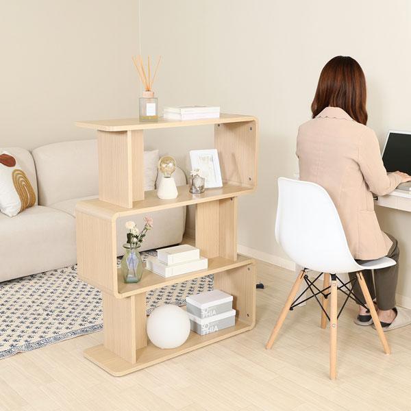 ディスプレイラック 3段 おしゃれ ラック オープンラック 収納家具 見せる収納 間仕切り 本棚 フリーラック 収納ボックス シェルフ 棚 クレール 新生活 |  | 04