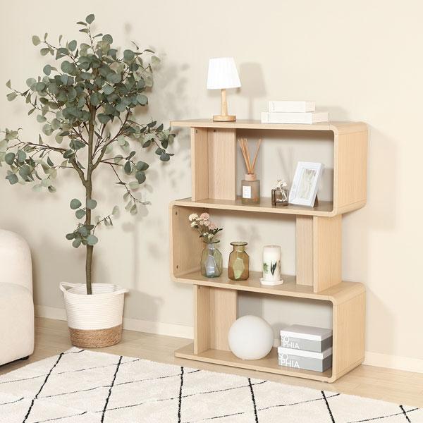 ディスプレイラック 3段 おしゃれ ラック オープンラック 収納家具 見せる収納 間仕切り 本棚 フリーラック 収納ボックス シェルフ 棚 クレール 新生活 |  | 05