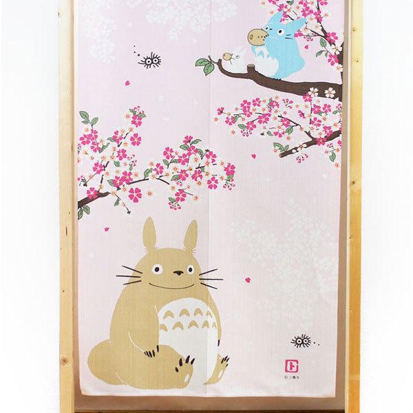 ジブリ となりのトトロ のれん 85×150cm 暖簾 日よけ タペストリー 目隠し トトロ ジブリグッズ 春 夏 秋 冬 テレワーク 背景 模様替え 新生活 | スタジオジブリ | 01