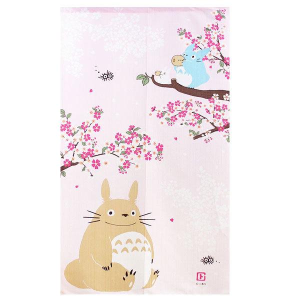 ジブリ となりのトトロ のれん 85×150cm 暖簾 日よけ タペストリー 目隠し トトロ ジブリグッズ 春 夏 秋 冬 テレワーク 背景 模様替え 新生活 | スタジオジブリ | 02