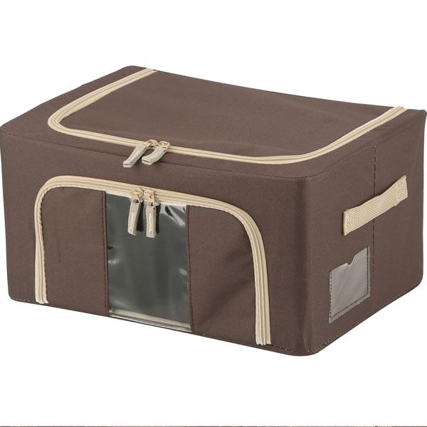 収納ボックス インナーボックス 収納ケース おしゃれ 窓付 積み重ね収納ボックス 蓋付 積み重ね 収納ケース フタ付き ジッパー付き おすすめ バスケット |  | 01