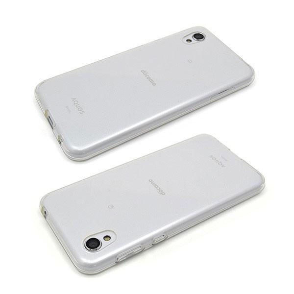 Android One S5 ケース クリア 耐衝撃 ソフト AQUOS sense2 SH-01L/SHV43/SH-M08 TPU カバー 透明 スマホカバー シンプル スマホケース |  | 02