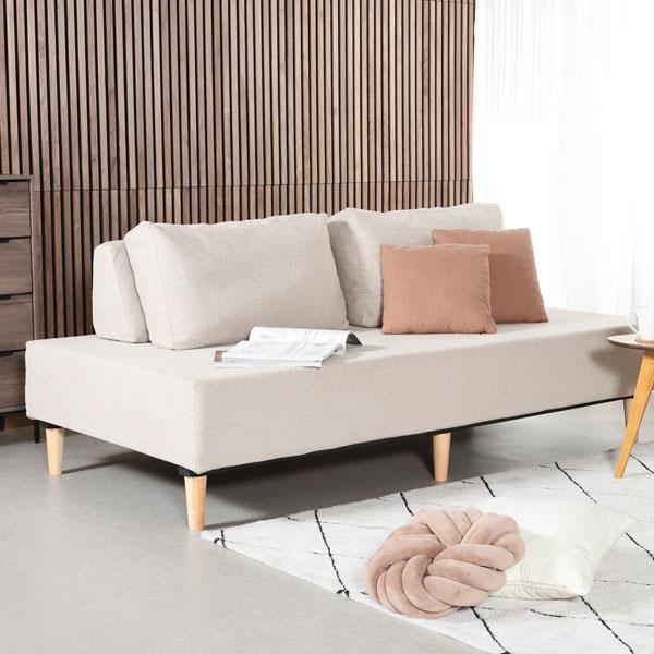ソファ ソファー チェア ソファベッドインテリア 家具 幅195cm 2人掛け 1人掛け 北欧 アイランド型 布 ファブリック ベッド クッション付 コンパクト 新生活 |  | 01