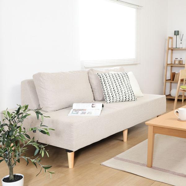 ソファ ソファー チェア ソファベッドインテリア 家具 幅195cm 2人掛け 1人掛け 北欧 アイランド型 布 ファブリック ベッド クッション付 コンパクト 新生活 |  | 07