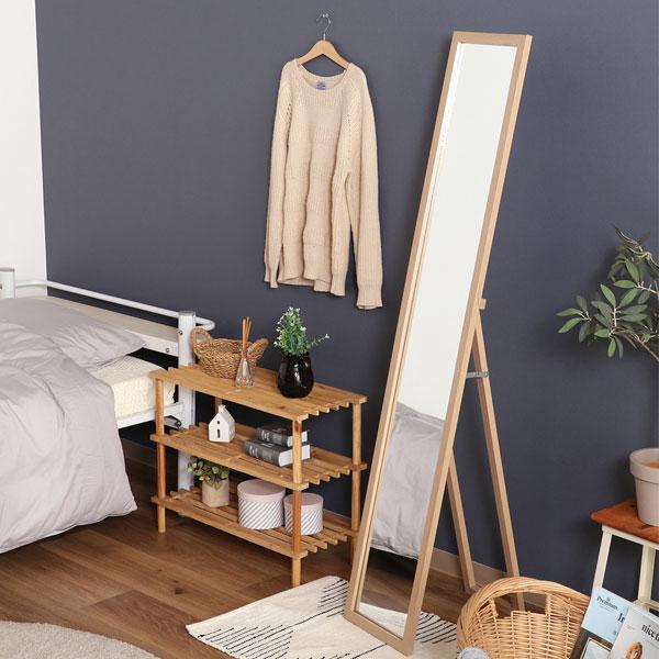 スタンドミラー 全身鏡 おしゃれ 鏡 姿見 ワイド 飛散防止 ミラー 全身 姿見鏡 折りたたみ式 スリムミラー スタンド スリム 自立 姿見ミラー 全身ミラー | 