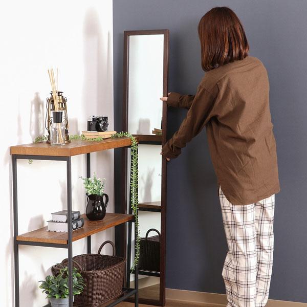スタンドミラー 全身鏡 おしゃれ 鏡 姿見 飛散防止 ミラー 全身 姿見鏡 折りたたみ式 スリムミラー スタンド スリム 自立 姿見ミラー 全身ミラー |  | 02